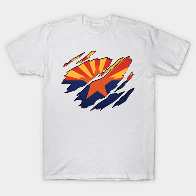 Tear Away Arizona T-Shirt by InspiredQuotes